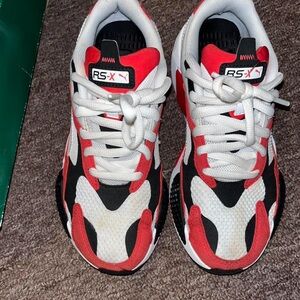 Puma Sneakers - Red, Black, and White